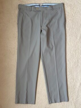 Peter Millar Men's EB66 Performance Pants Classic Gray Tailored Size 35